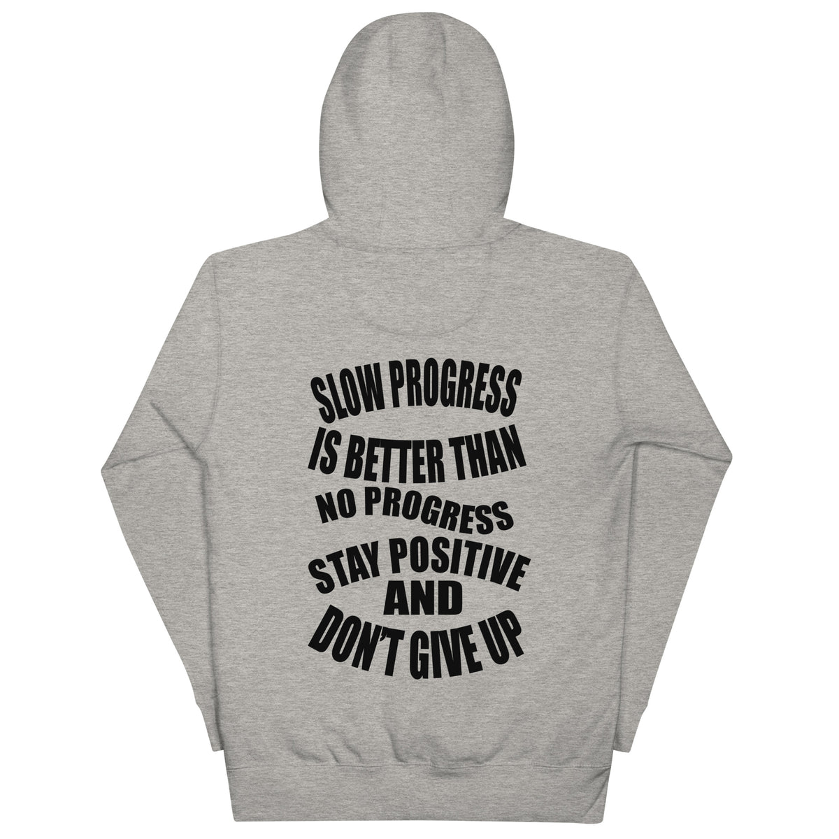 Slow progress Hoodie Carbon Grey