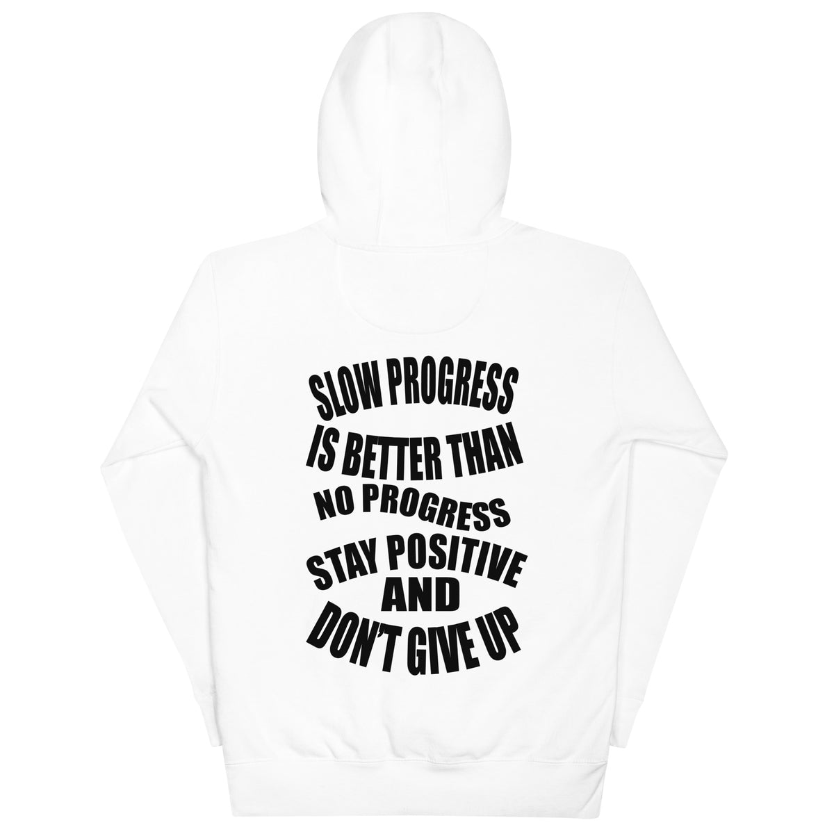 Slow progress Hoodie White